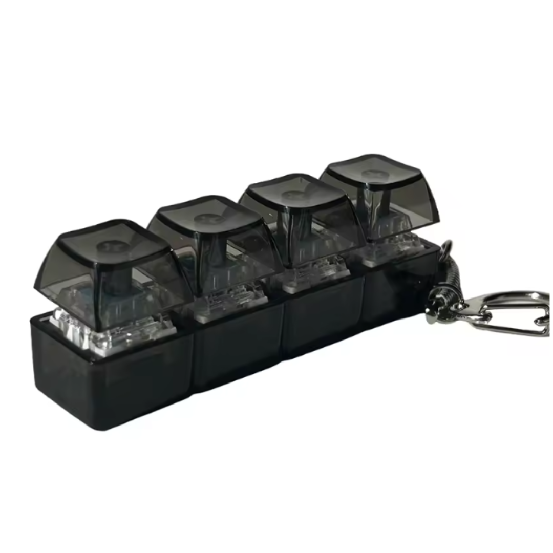Llavero Keycap Antiestrés – Juguete de Descompresión con Teclas Mecánicas